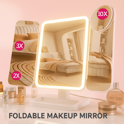 LumiFold™ LED Trifold Vanity Mirror