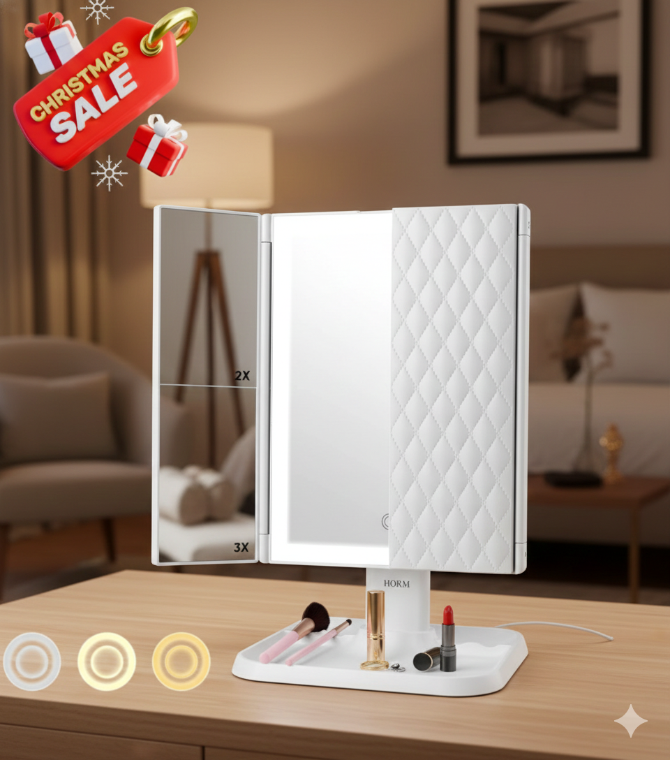 LumiFold™ LED Trifold Vanity Mirror