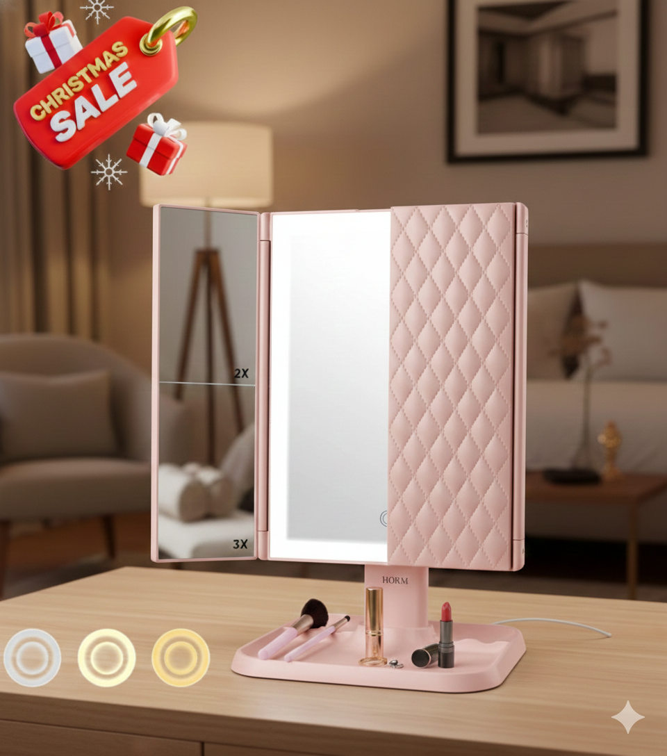 LumiFold™ LED Trifold Vanity Mirror