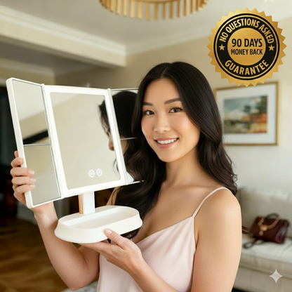 LumiFold™ LED Trifold Vanity Mirror